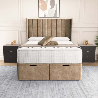 Sofia Ottoman Divan Bed - Mink Coniston