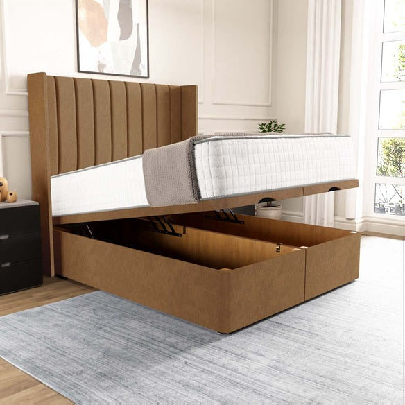 Sofia Ottoman Divan Bed - Mink Naples