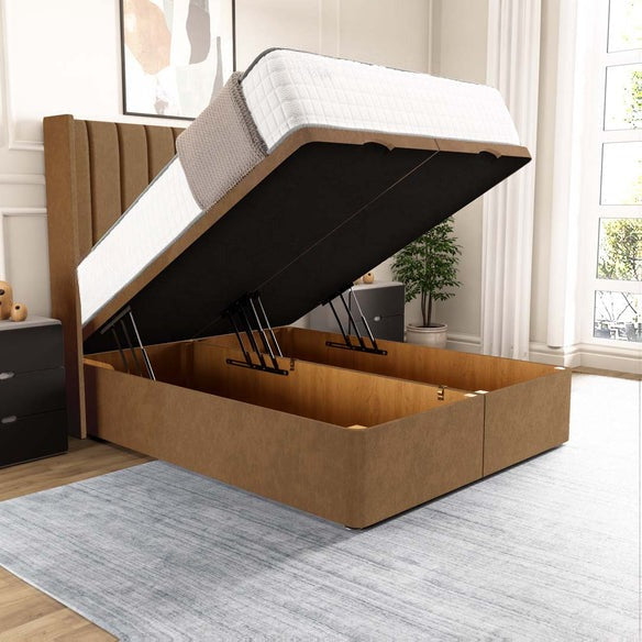 Sofia Ottoman Divan Bed - Mink Naples