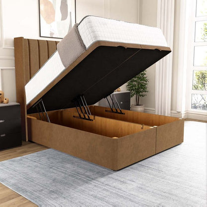 Sofia Ottoman Divan Bed - Mink Naples