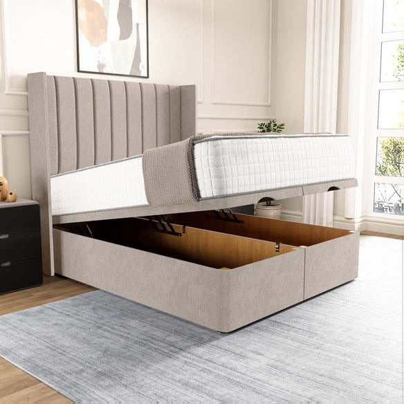Sofia Ottoman Divan Bed - Seal Grey Naples