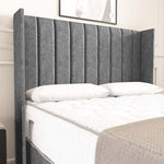 Sofia Ottoman Divan Bed - Silver Chenille