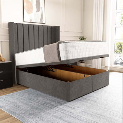 Sofia Ottoman Divan Bed - Slate Grey Naples