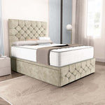 Suva Ottoman Divan Bed - Almond Coniston