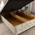 Suva Ottoman Divan Bed - Almond Coniston