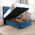 Suva Ottoman Divan Bed - Blue Coniston