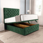 Suva Ottoman Divan Bed - Emerald Coniston