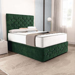 Suva Ottoman Divan Bed - Emerald Coniston