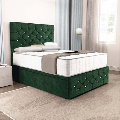 Suva Ottoman Divan Bed - Emerald Coniston