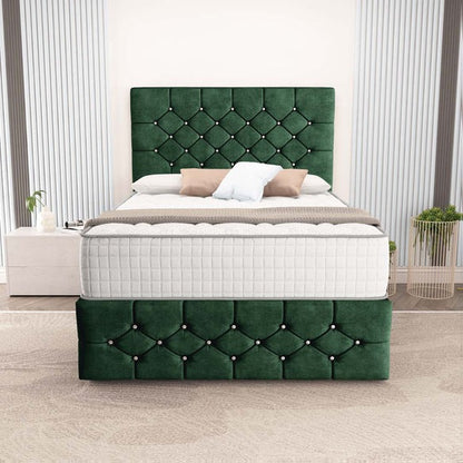 Suva Ottoman Divan Bed - Emerald Coniston
