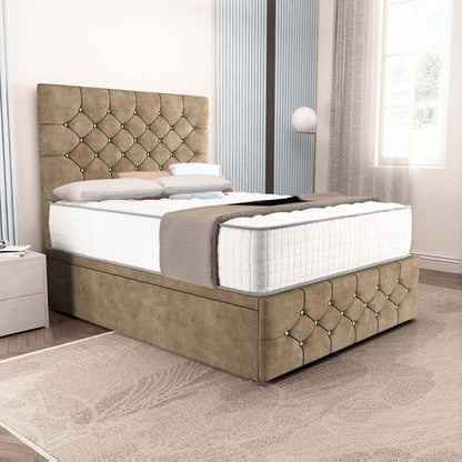 Suva Ottoman Divan Bed - Mink Coniston