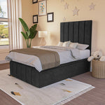 Sydney Kids Ottoman Divan Bed - Black Naples