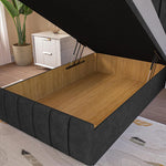 Sydney Kids Ottoman Divan Bed - Black Naples
