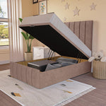 Sydney Kids Ottoman Divan Bed - Mauve Naples