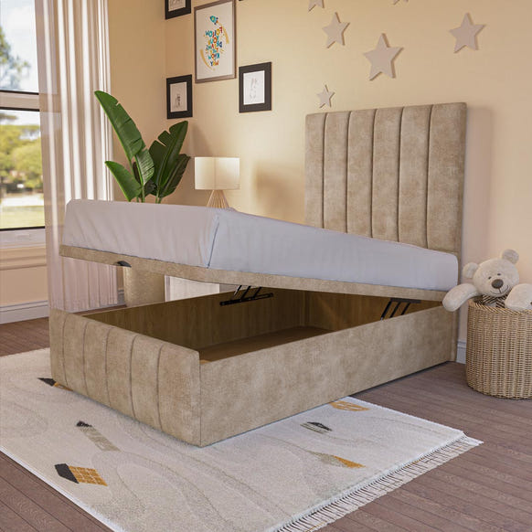 Sydney Kids Ottoman Divan Bed - Mink Coniston