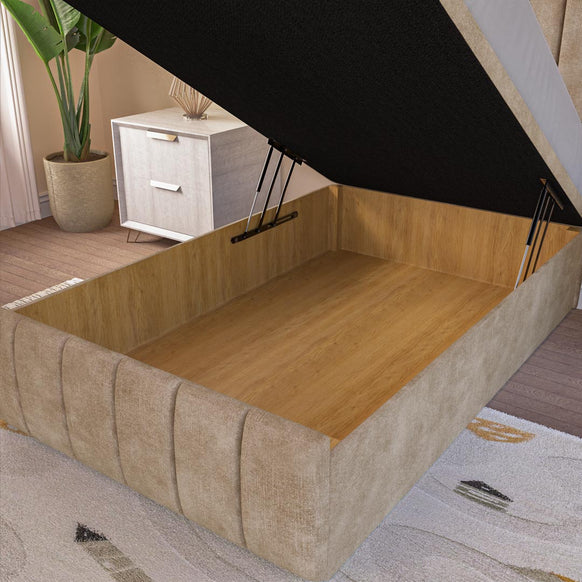 Sydney Kids Ottoman Divan Bed - Mink Coniston