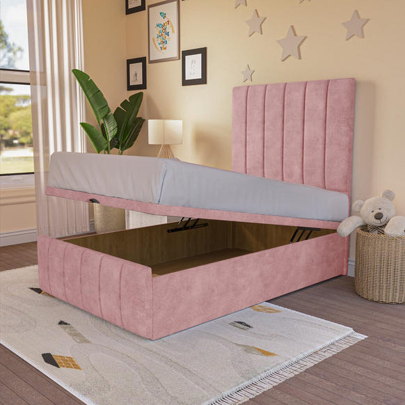 Sydney Kids Ottoman Divan Bed - Pink Coniston