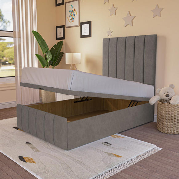 Sydney Kids Ottoman Divan Bed - Slate Grey Naples