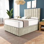 Sydney Ottoman Divan Bed - Almond Coniston
