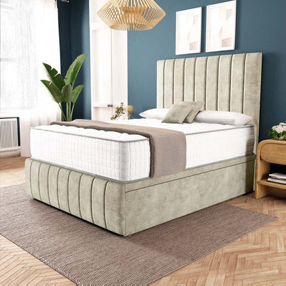 Sydney Ottoman Divan Bed - Almond Coniston