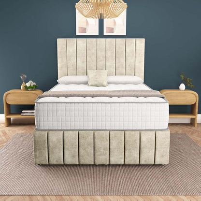 Sydney Ottoman Divan Bed - Almond Coniston