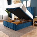 Sydney Ottoman Divan Bed - Blue Coniston