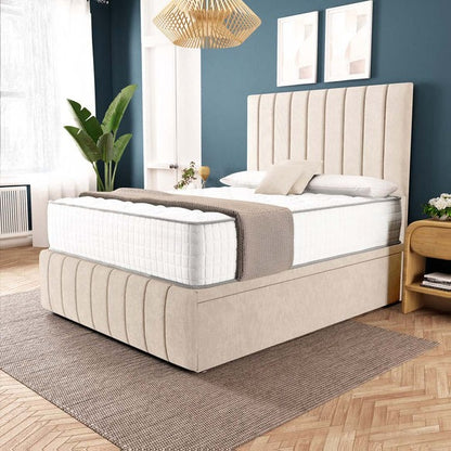 Sydney Ottoman Divan Bed - Cream Naples