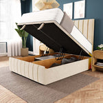 Sydney Ottoman Divan Bed - Cream Naples