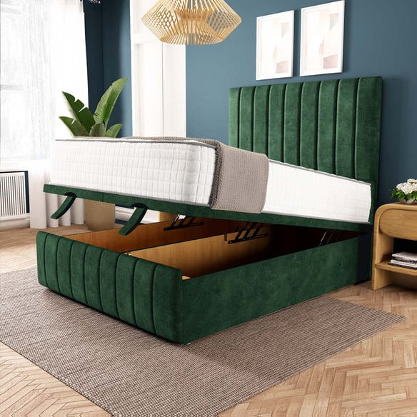 Sydney Ottoman Divan Bed - Emerald Coniston