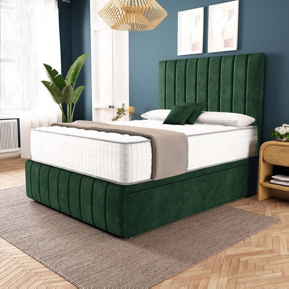Sydney Ottoman Divan Bed - Emerald Coniston