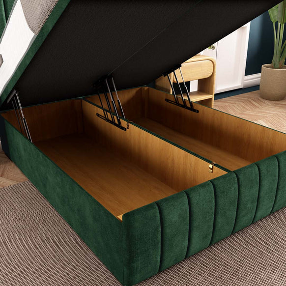 Sydney Ottoman Divan Bed - Emerald Coniston