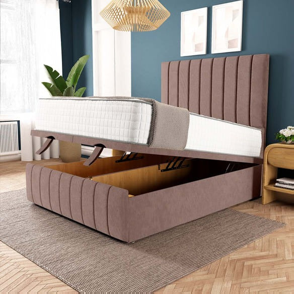 Sydney Ottoman Divan Bed - Mauve Naples