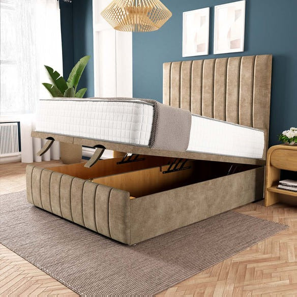 Sydney Ottoman Divan Bed - Mink Coniston