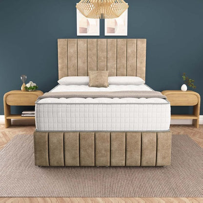 Sydney Ottoman Divan Bed - Mink Coniston