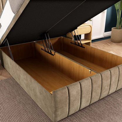 Sydney Ottoman Divan Bed - Mink Coniston
