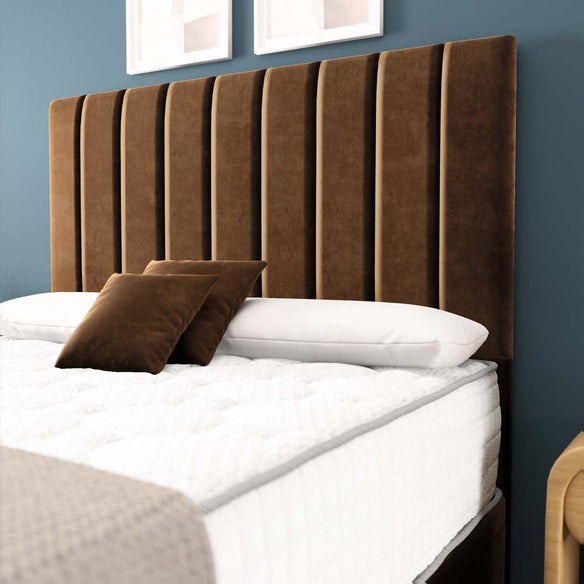 Sydney Ottoman Divan Bed - Mocca Plush Velvet