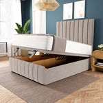 Sydney Ottoman Divan Bed - Seal Grey Naples