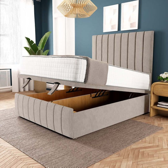 Sydney Ottoman Divan Bed - Seal Grey Naples