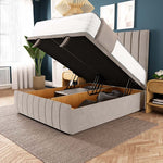 Sydney Ottoman Divan Bed - Seal Grey Naples