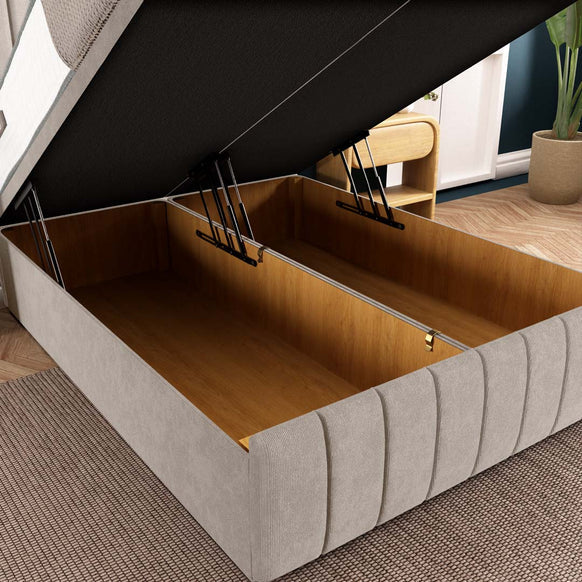 Sydney Ottoman Divan Bed - Seal Grey Naples