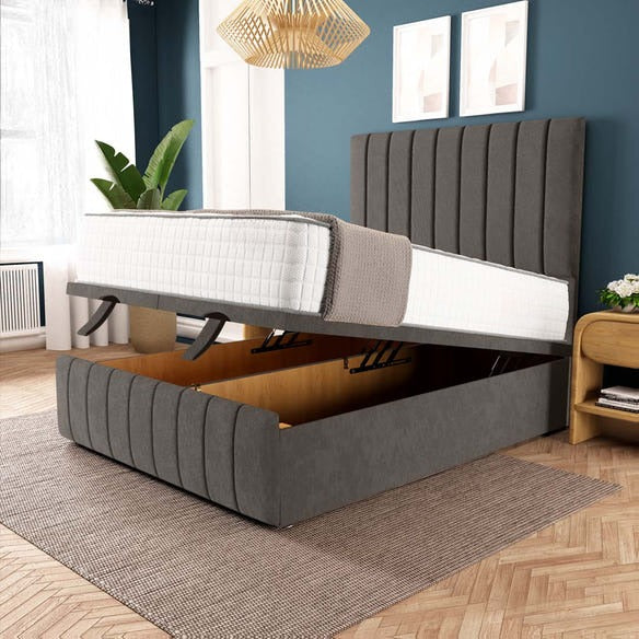 Sydney Ottoman Divan Bed - Slate Grey Naples