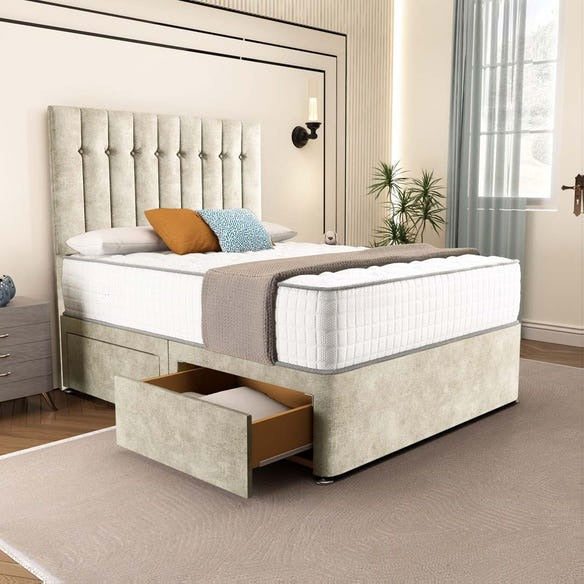Tokyo Divan Bed - Almond Coniston