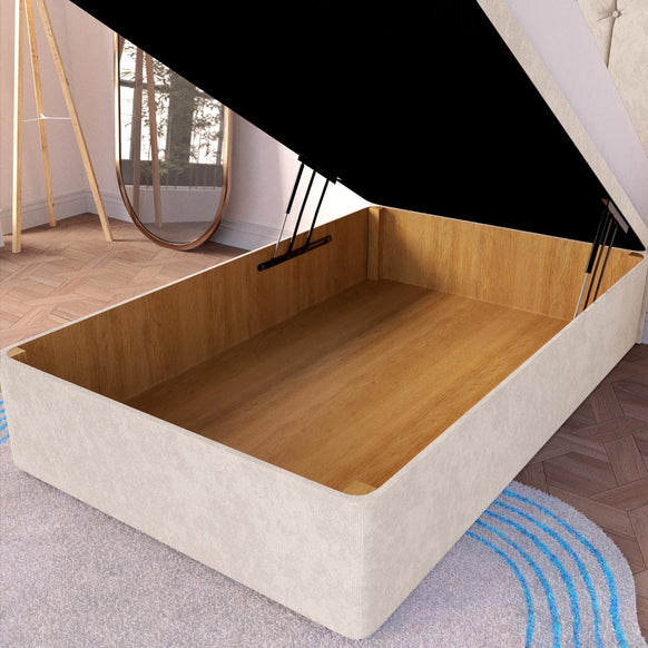 Tokyo Kids Ottoman Divan Bed - Cream Naples