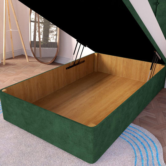 Tokyo Kids Ottoman Divan Bed - Emerald Coniston