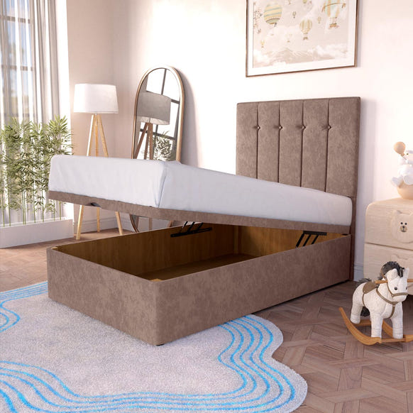 Tokyo Kids Ottoman Divan Bed - Mauve Naples