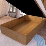 Tokyo Kids Ottoman Divan Bed - Mink Naples