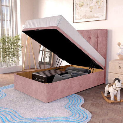 Tokyo Kids Ottoman Divan Bed - Pink Coniston