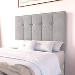 Tokyo Kids Ottoman Divan Bed - Silver Plush Velvet