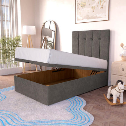 Tokyo Kids Ottoman Divan Bed - Slate Grey Naples