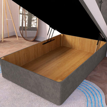 Tokyo Kids Ottoman Divan Bed - Slate Grey Naples
